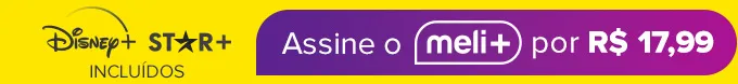 Disney+, Star +, incluídos. Assine o meli+ por R$17,99 Disney+, Star +, incluídos. Assine o meli+ por R$17,99